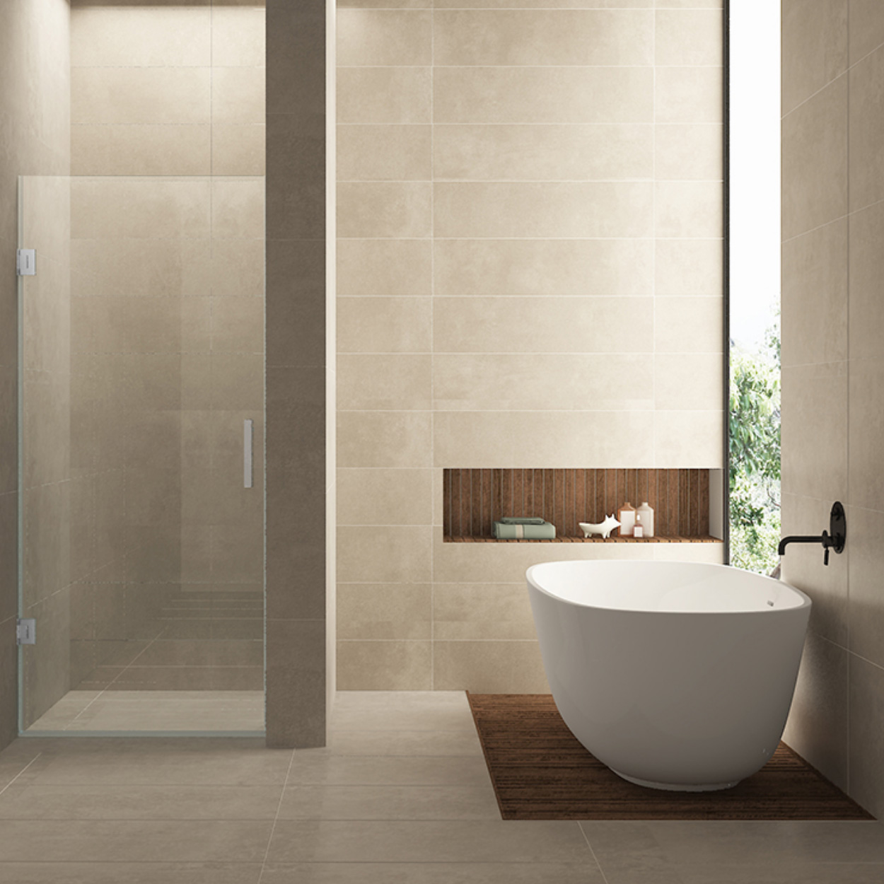 Wiesbaden Less Nisdeur 8mm Nano Helder Glas / Chroom